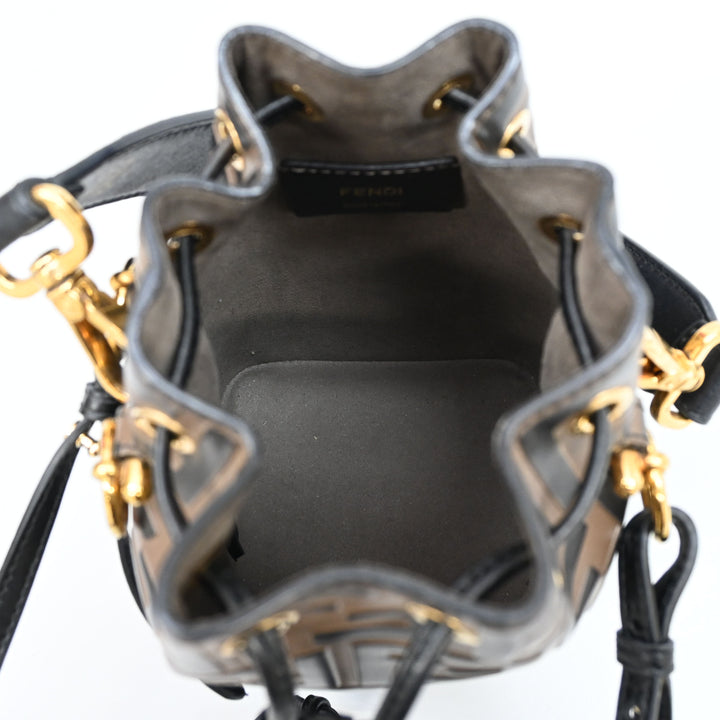 Fendi Fendi Fendi Montero Lezor迷​​你Zu​​kka模式手提包8BS010 P43629V
