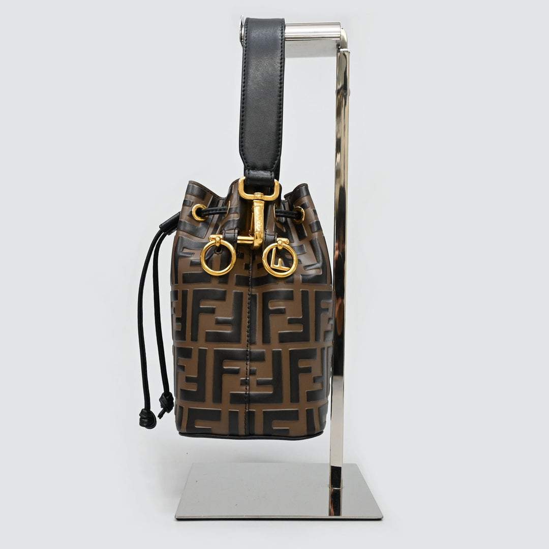 Fendi Fendi Fendi Montero Lezor迷​​你Zu​​kka模式手提包8BS010 P43629V