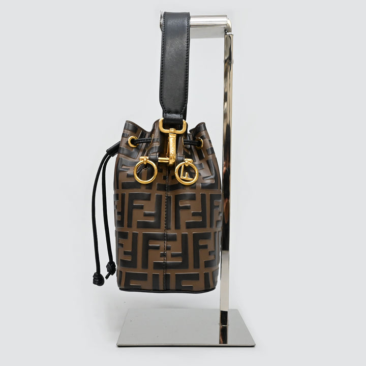 Fendi Fendi Fendi Montero Lezor迷​​你Zu​​kka模式手提包8BS010 P43629V