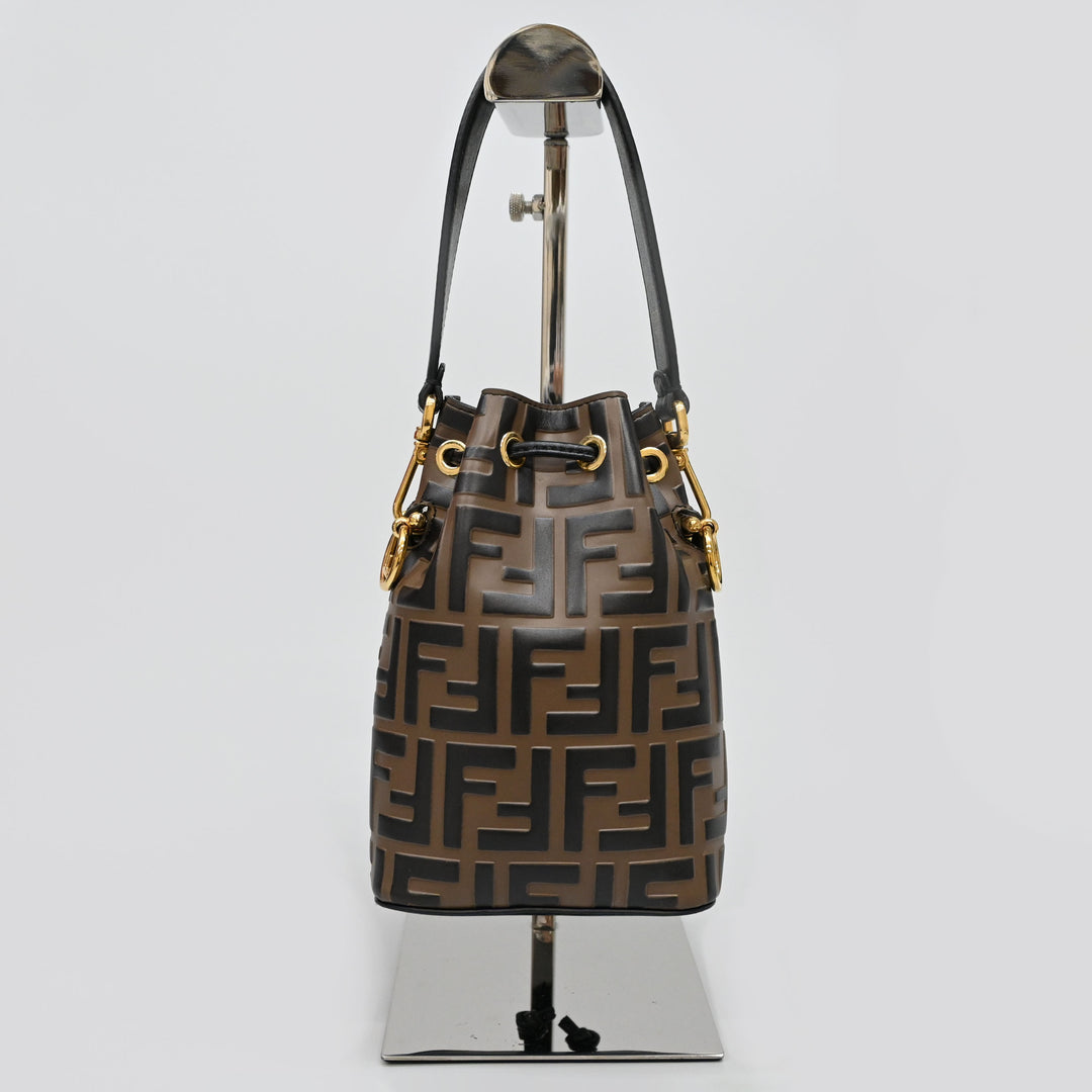 Fendi Fendi Fendi Montero Lezor迷​​你Zu​​kka模式手提包8BS010 P43629V