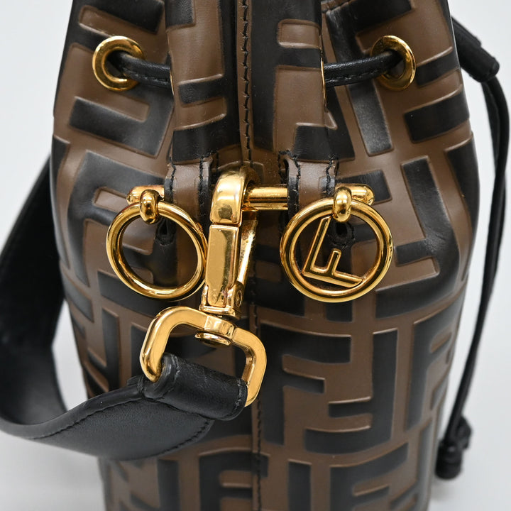 Fendi Fendi Fendi Montero Lezor迷​​你Zu​​kka模式手提包8BS010 P43629V
