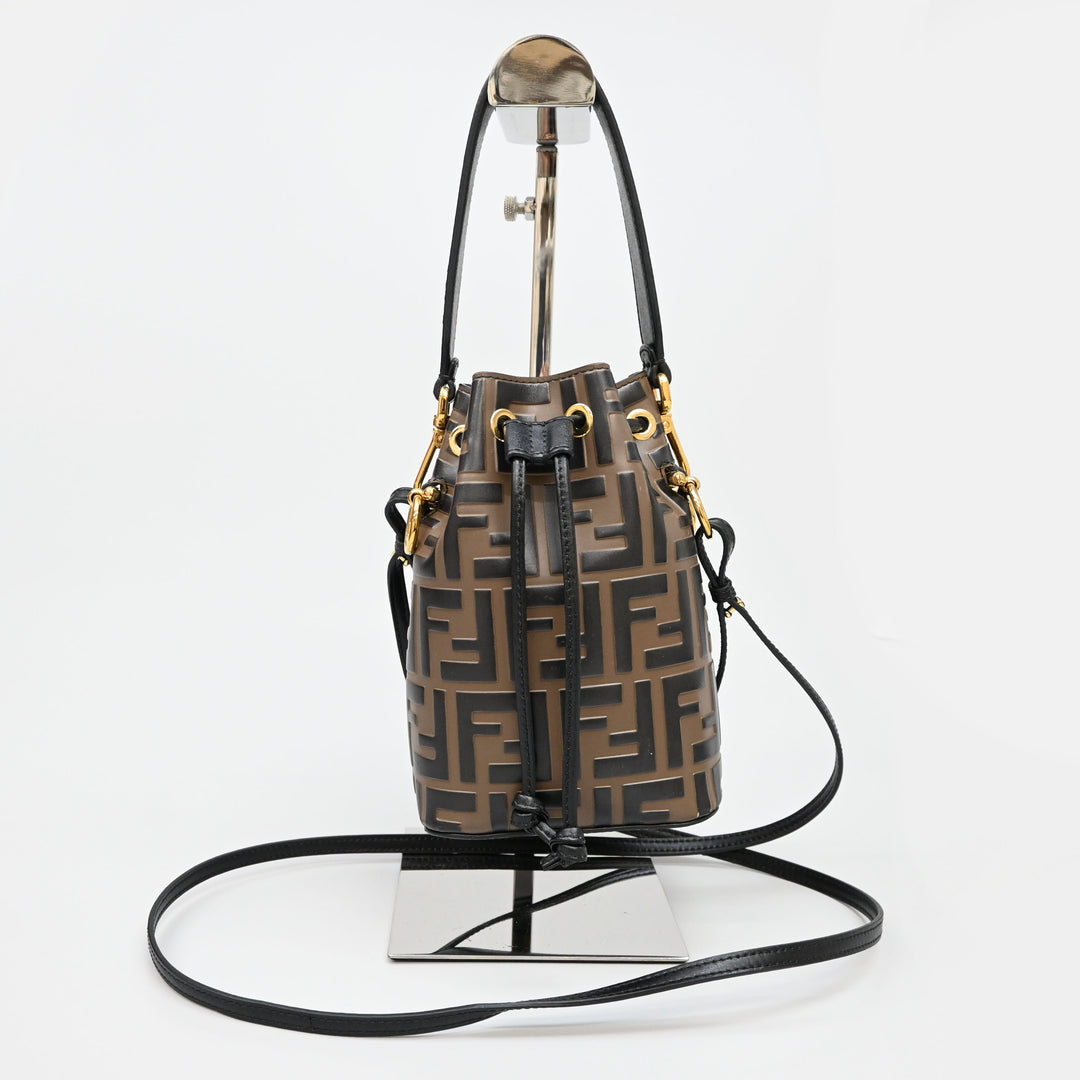 Fendi Fendi Fendi Montero Lezor迷​​你Zu​​kka模式手提包8BS010 P43629V