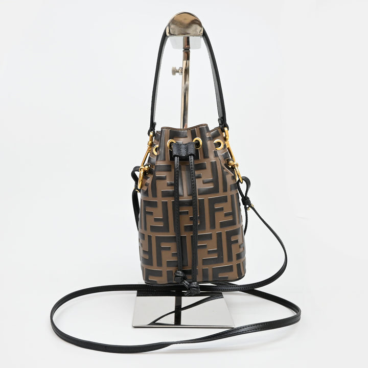 Fendi Fendi Fendi Montero Lezor迷​​你Zu​​kka模式手提包8BS010 P43629V
