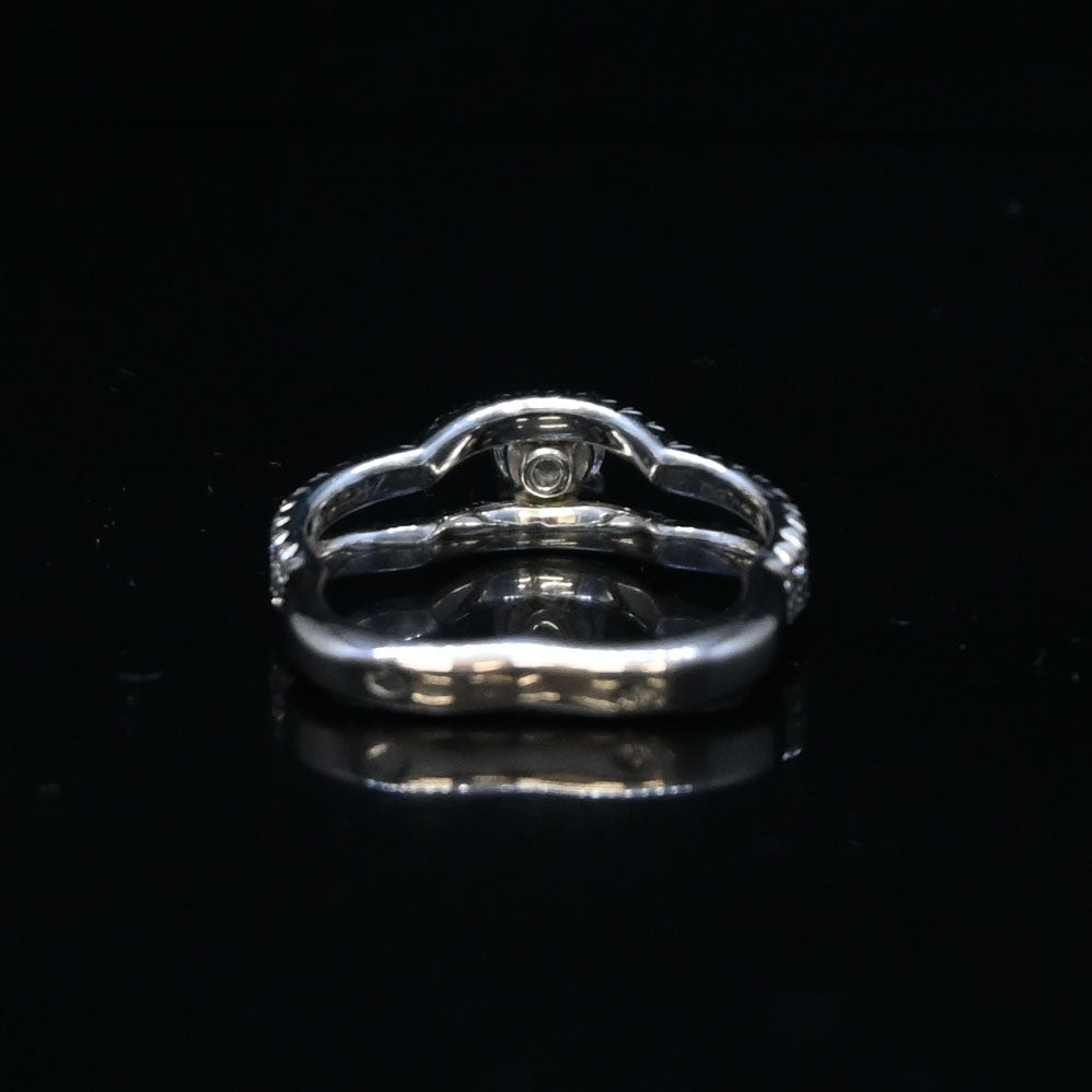 카멜리아 K18WG 다이아몬드 반지 P473514V