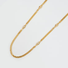 Load image into Gallery viewer, ChristianDIOR Christian Dior Kihei Chain CD Log Long Necklace P43647V
