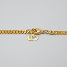 Load image into Gallery viewer, ChristianDIOR Christian Dior Kihei Chain CD Log Long Necklace P43647V
