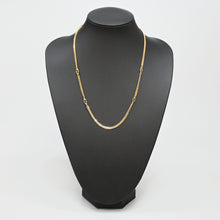 Load image into Gallery viewer, ChristianDIOR Christian Dior Kihei Chain CD Log Long Necklace P43647V
