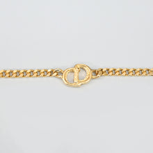 Load image into Gallery viewer, ChristianDIOR Christian Dior Kihei Chain CD Logo Necklace P43650V
