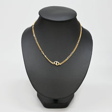 Load image into Gallery viewer, ChristianDIOR Christian Dior Kihei Chain CD Logo Necklace P43650V
