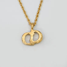 Load image into Gallery viewer, ChristianDIOR Christian Dior Twist Motif CD Logo Necklace P43652V
