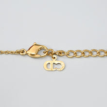 Load image into Gallery viewer, ChristianDIOR Christian Dior Twist Motif CD Logo Necklace P43652V
