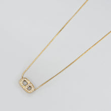 Load image into Gallery viewer, ChristianDIOR Christian Dior Rhinestone CD Logo Necklace P43688V
