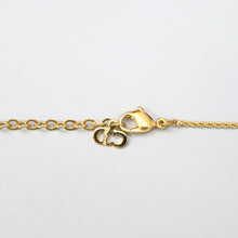 Load image into Gallery viewer, ChristianDIOR Christian Dior CD logo twisting motif necklace P43690V
