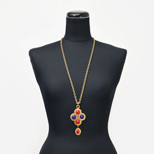 Load image into Gallery viewer, CHANEL Chanel Gripoix Swing long necklace P43694V
