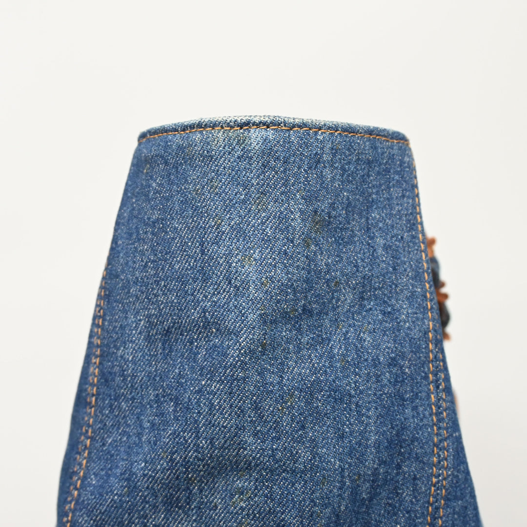 샤넬 샤넬 코코 마크 데님 토트 백 P43499V