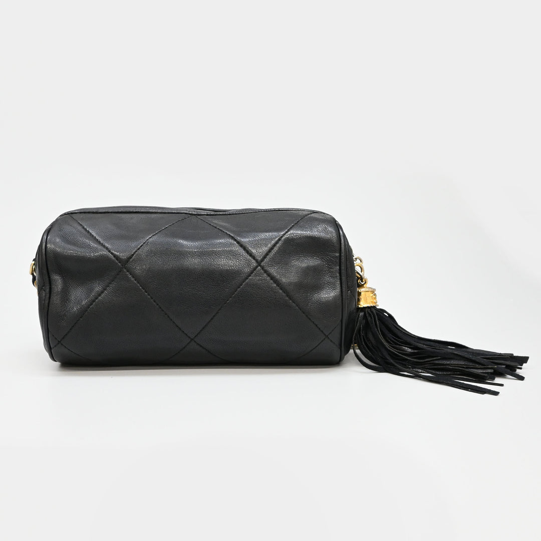 CHANEL ChanelMatelasse Tassel chain shoulder bag P43399V