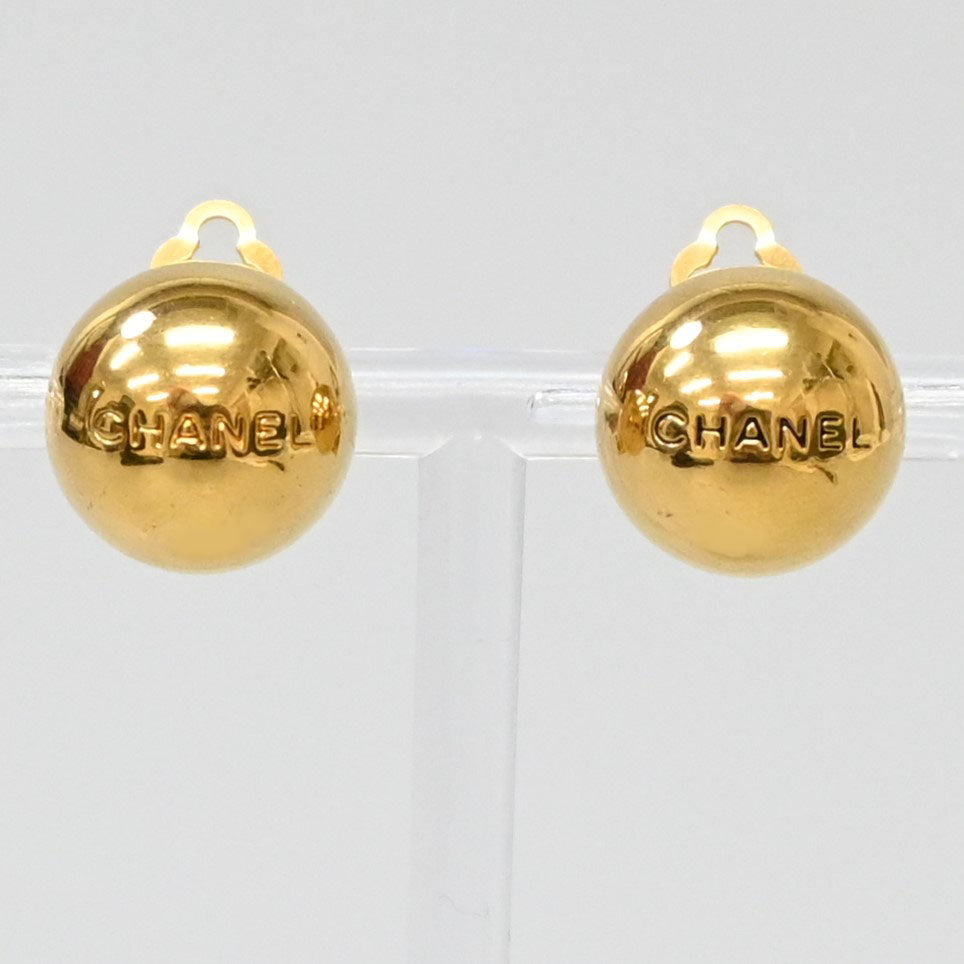 ゴールドボール型イヤリング　シャネル　CHANEL 美品　タイムセール シャネル イヤリング レディース フリー – VINTAGE SELECT SHOP MAISON