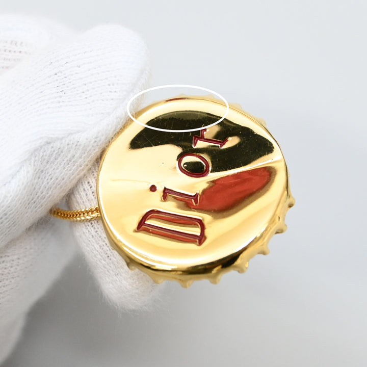 Christian Dior Bottle Cap Logo Necklace P43927V