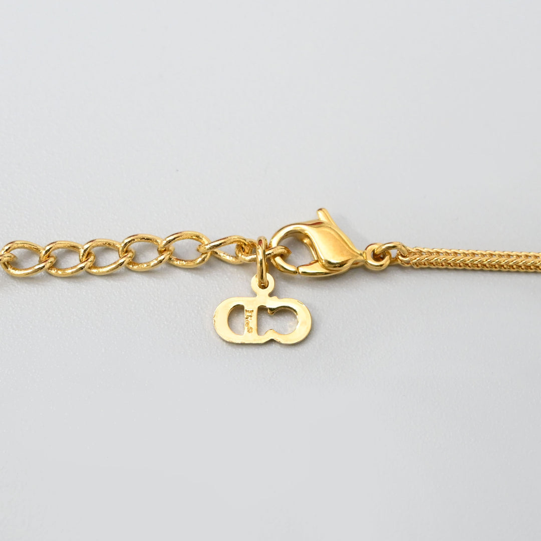 Christian Dior Bottle Cap Logo Necklace P43927V