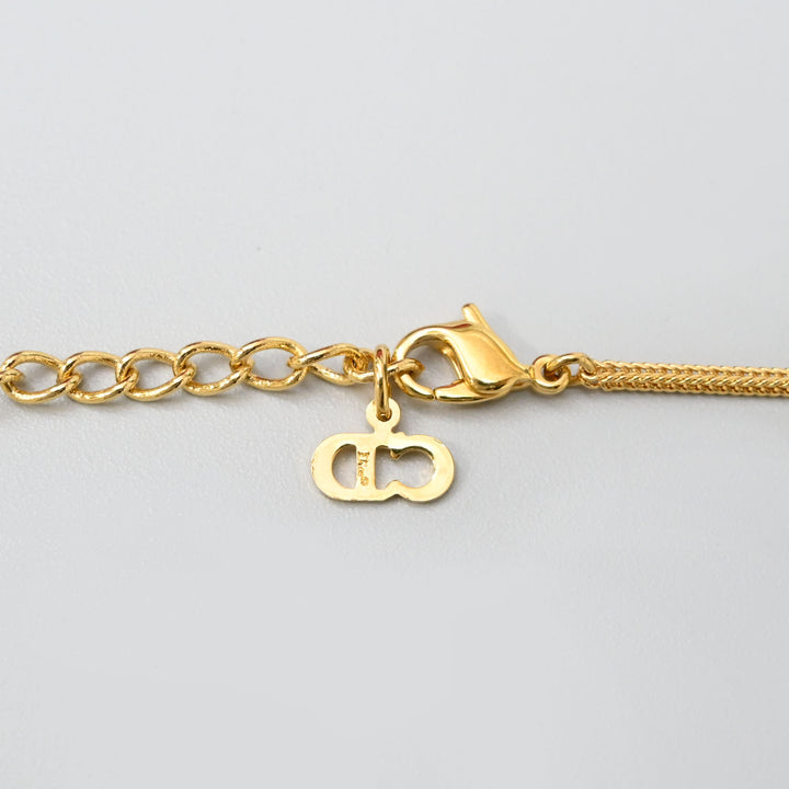 Christian Dior Bottle Cap Logo Necklace P43927V