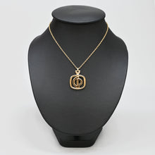 Load image into Gallery viewer, Christian Dior Screw Chain CD Logo Necklace P43966V
