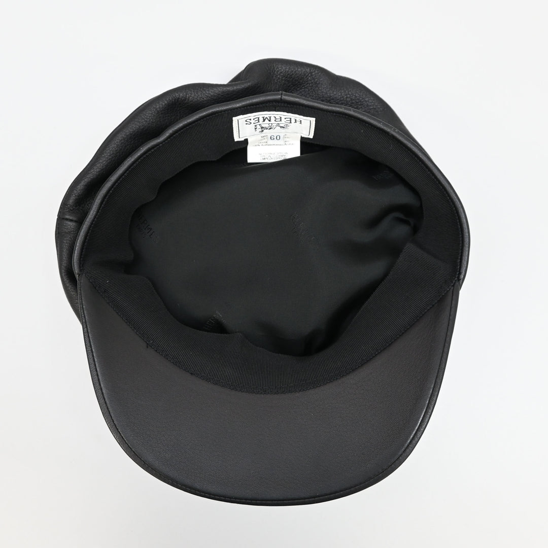 HERMES 헤르메스 디아 가죽 관 모자 남자 P44055V