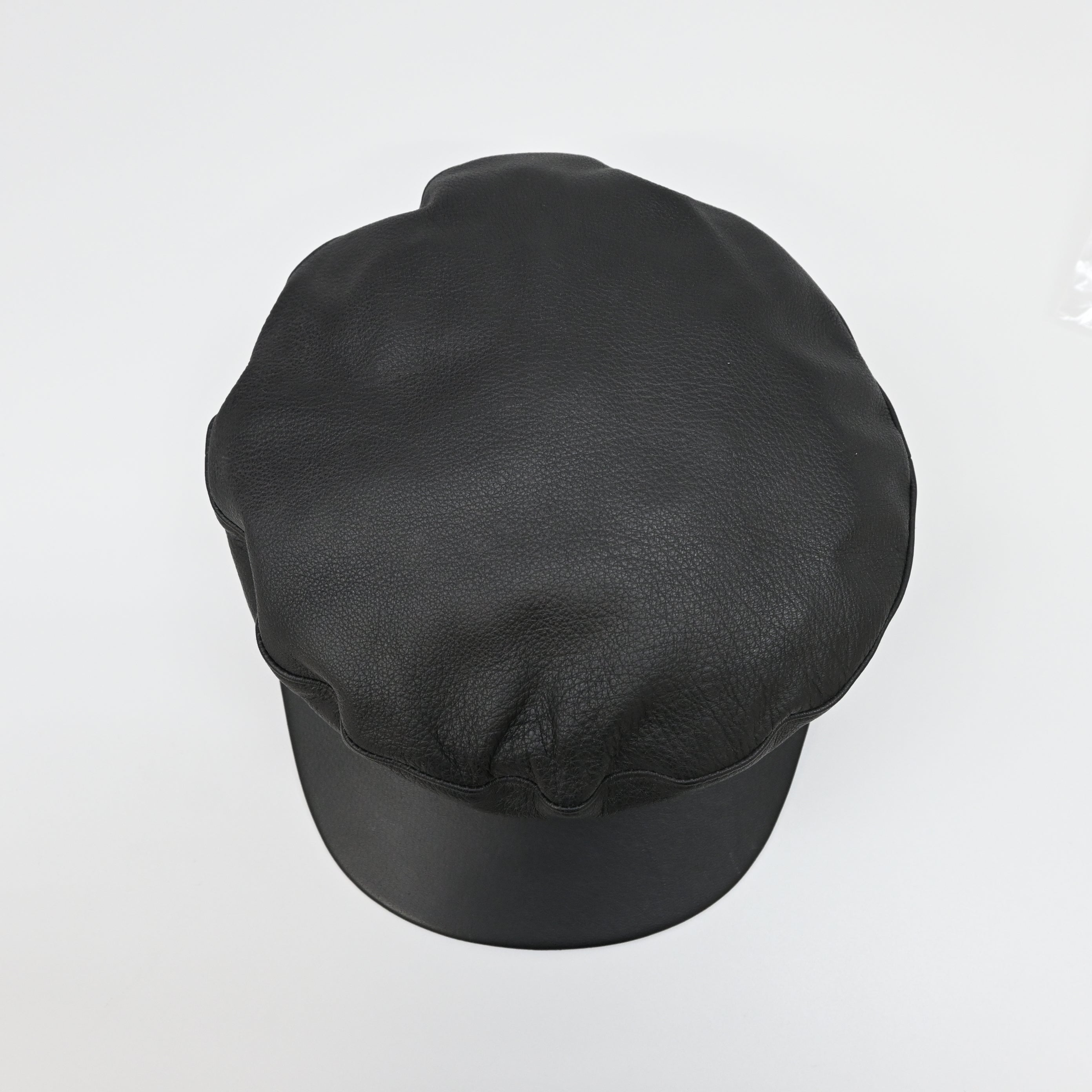 希少　HERMES レザーキャスケット org.jpg