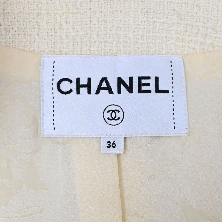 CHANEL 샤넬 트위드 재킷 P43923V