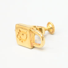 이미지를 갤러리 뷰어에 로드 , Christiandior Christian Dior Nonako Lock Loos Earring P43905V
