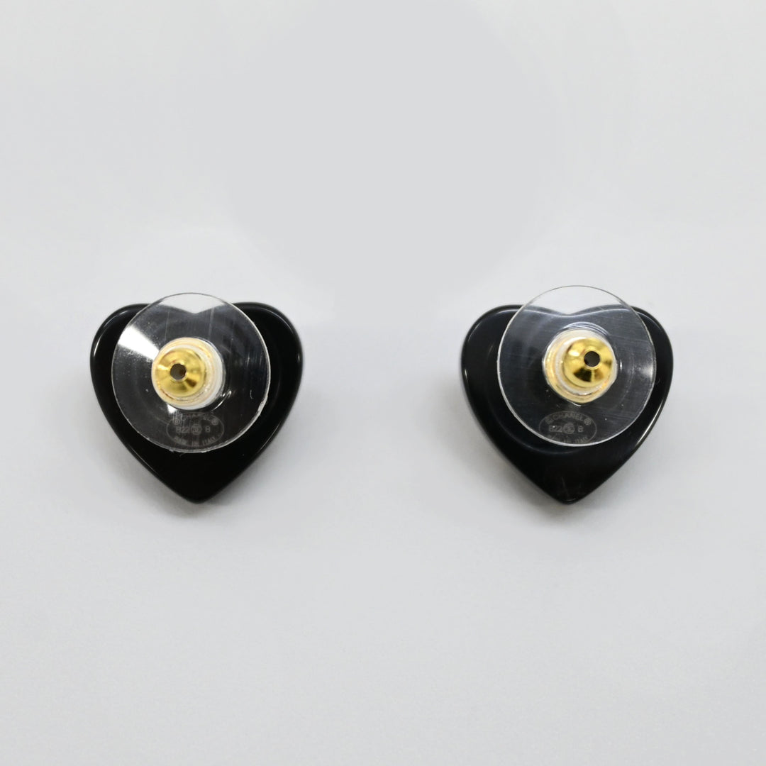 CHANEL Coco Mark Hart Rhinestone Piercing P44094V