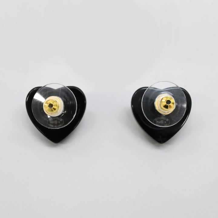 CHANEL Coco Mark Hart Rhinestone Piercing P44094V