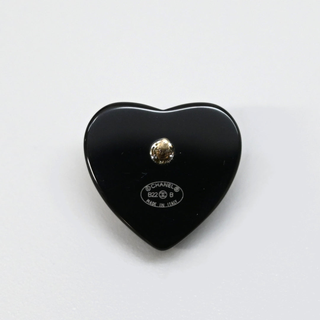 CHANEL Coco Mark Hart Rhinestone Piercing P44094V