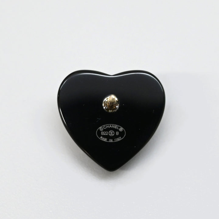 CHANEL Coco Mark Hart Rhinestone Piercing P44094V