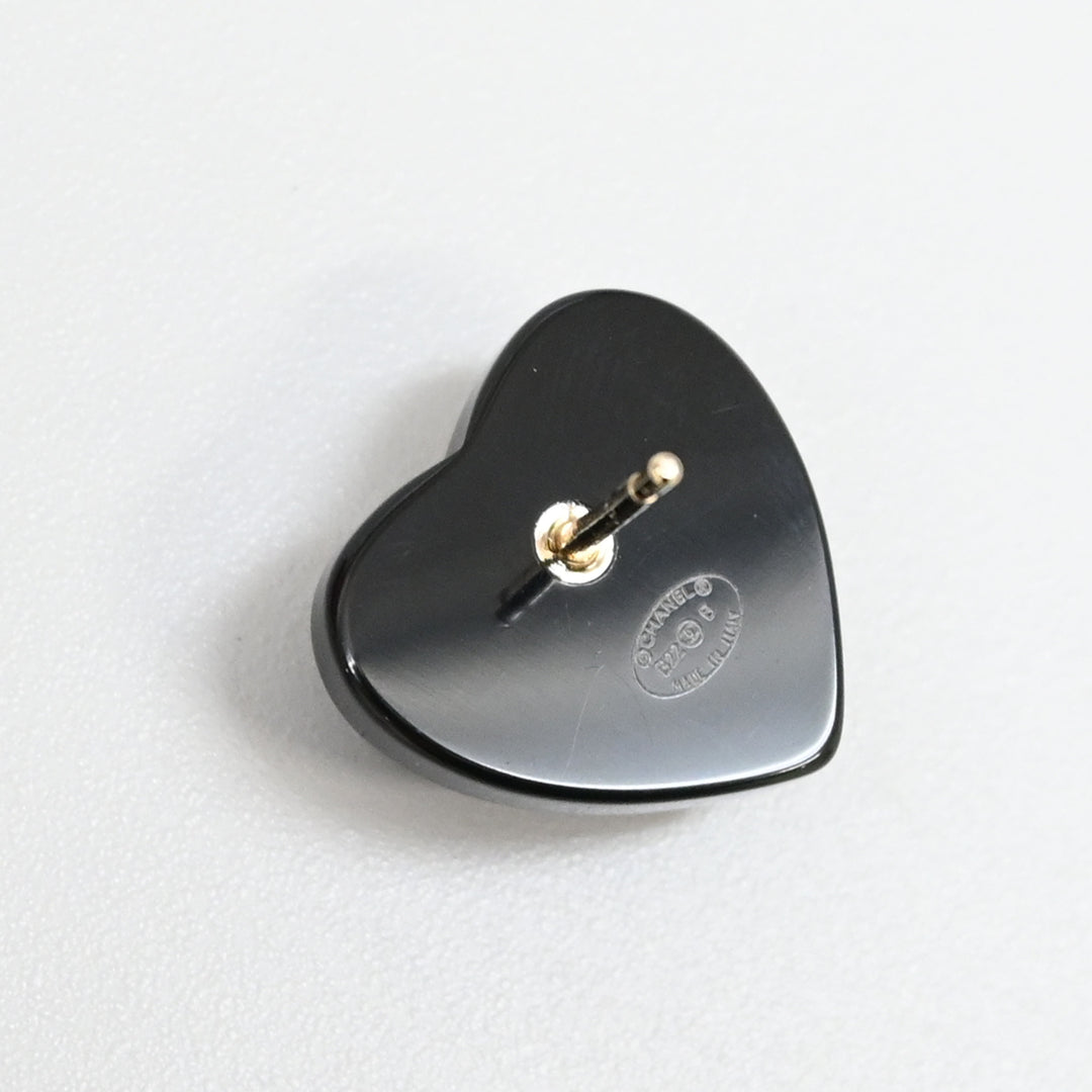 CHANEL Coco Mark Hart Rhinestone Piercing P44094V