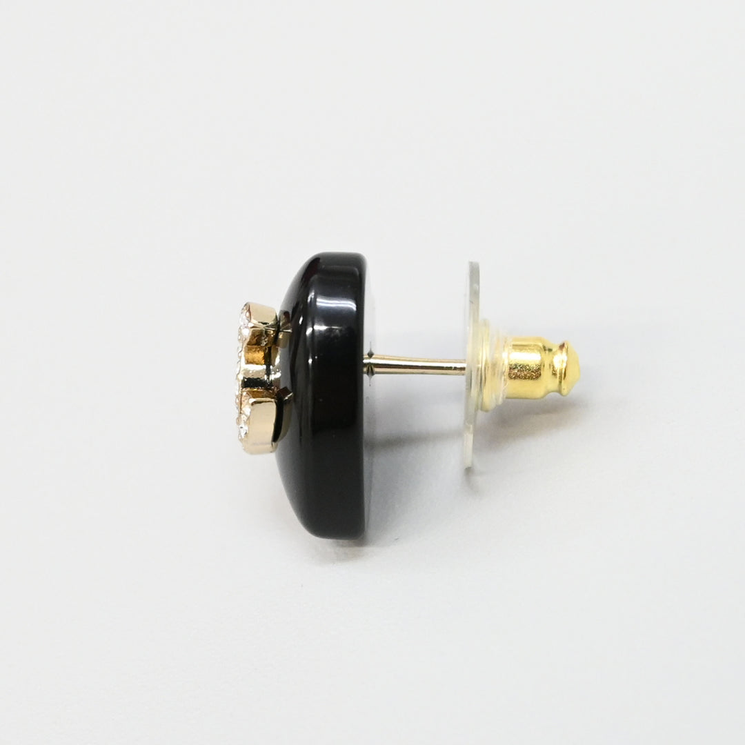 CHANEL Coco Mark Hart Rhinestone Piercing P44094V