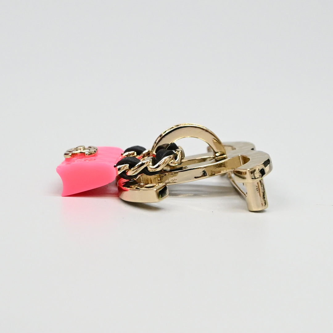 CHANEL Coco Mark Matelasse Bag brooch P44096V