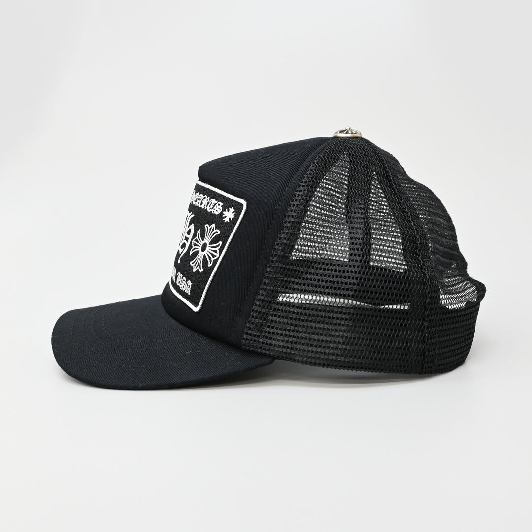 Black Trucker Cap P48111V
