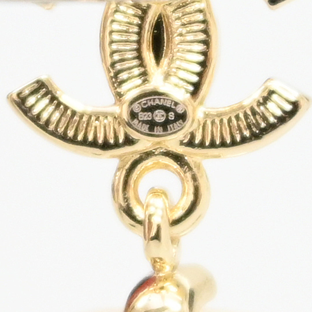 CHANEL Coco Mark Perfume Bottle Rhinestone Piercing P44099V