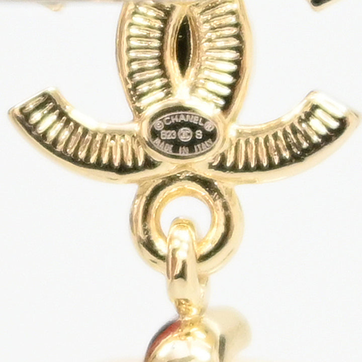 CHANEL Coco Mark Perfume Bottle Rhinestone Piercing P44099V