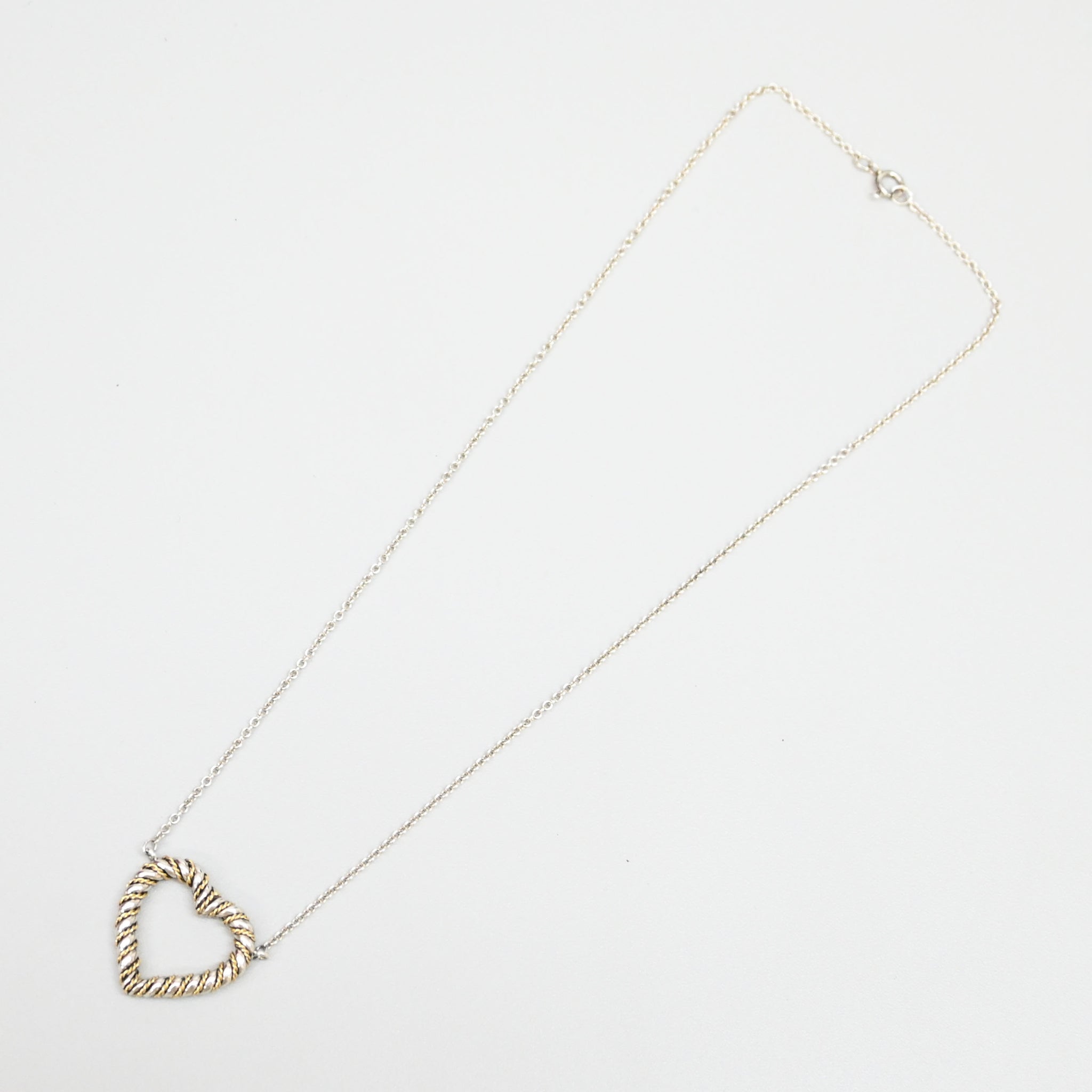 TIFFANY&Co. ティファニー ツイストハート ネックレス P43304V