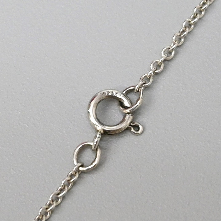 Twist Heart Necklace SV K18YG
