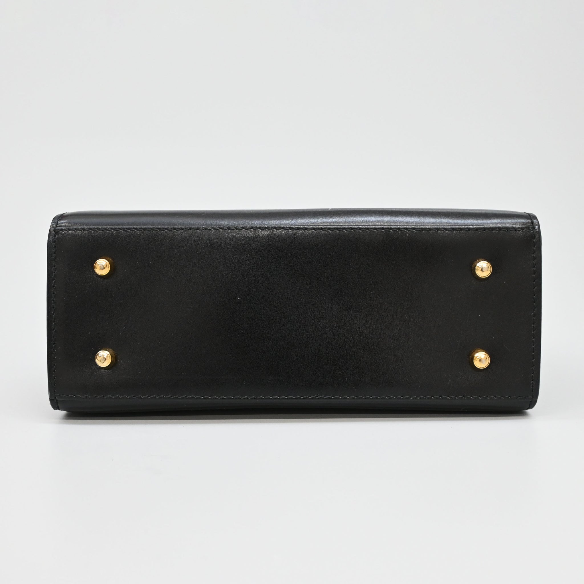美品✨グッチ レディロック2way ハンドバッグ　ショルダー ボックスカーフ　黒 GUCCI グッチ レディロック 2WAY ハンドバッグ P44003V