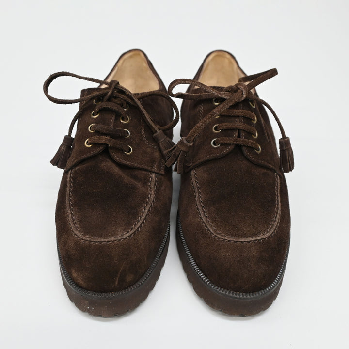 CHANEL Suede Coco Mark U Chip Shoes P44325V