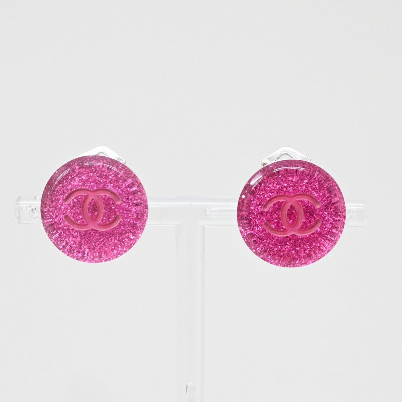 CHANEL イヤリング ココマーク ラメ