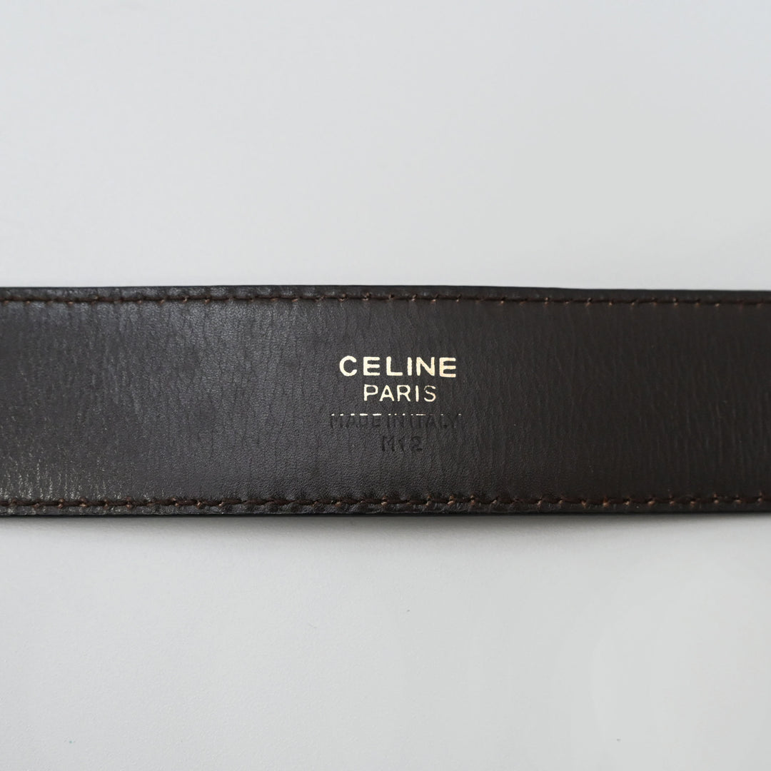 CELINE 赛琳 三角印花 皮带 P44376V