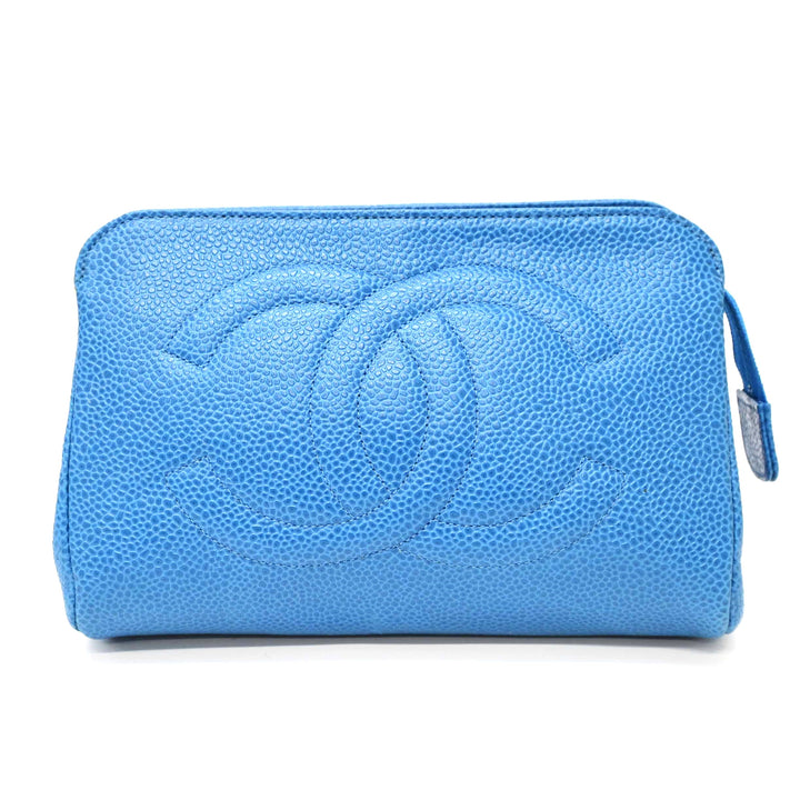 *CHANEL Chanel Cabia Skin Pouch P42511V