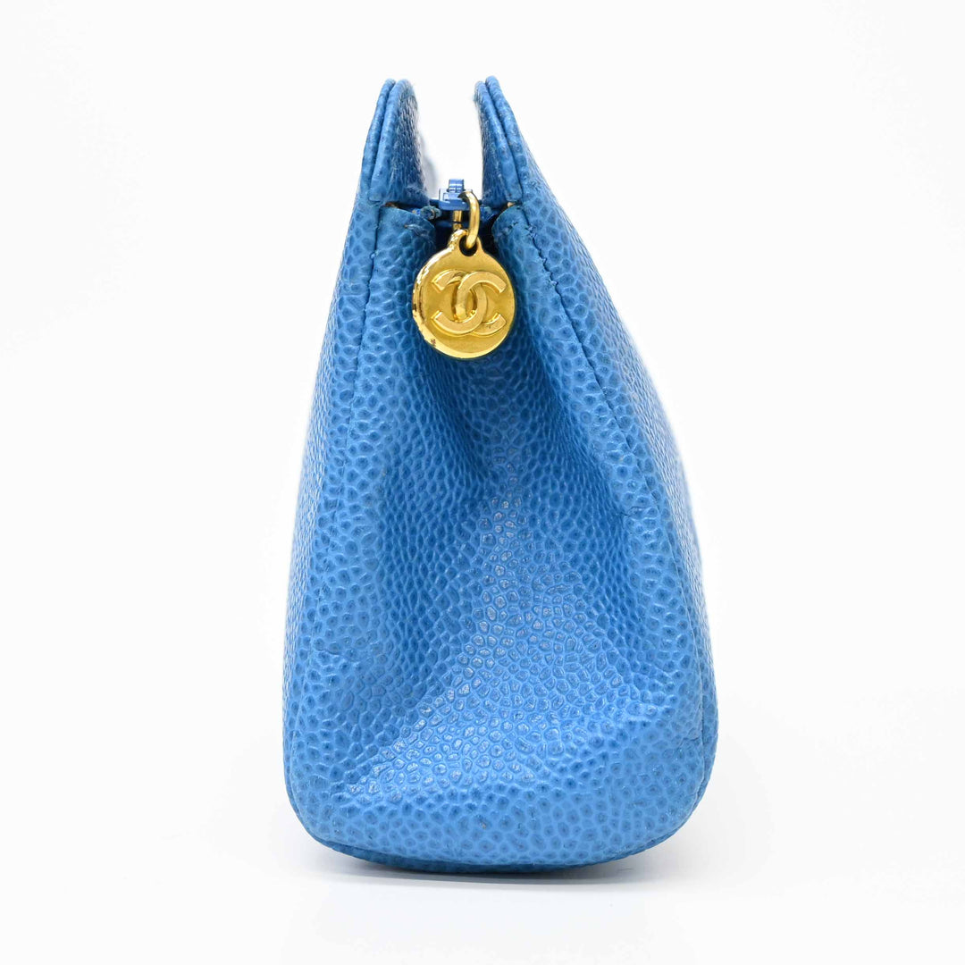 *CHANEL Chanel Cabia Skin Pouch P42511V