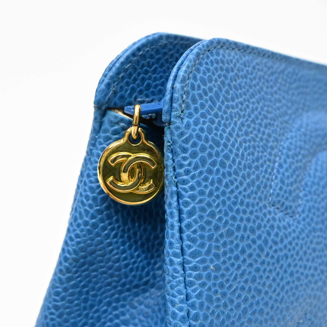*CHANEL Chanel Cabia Skin Pouch P42511V