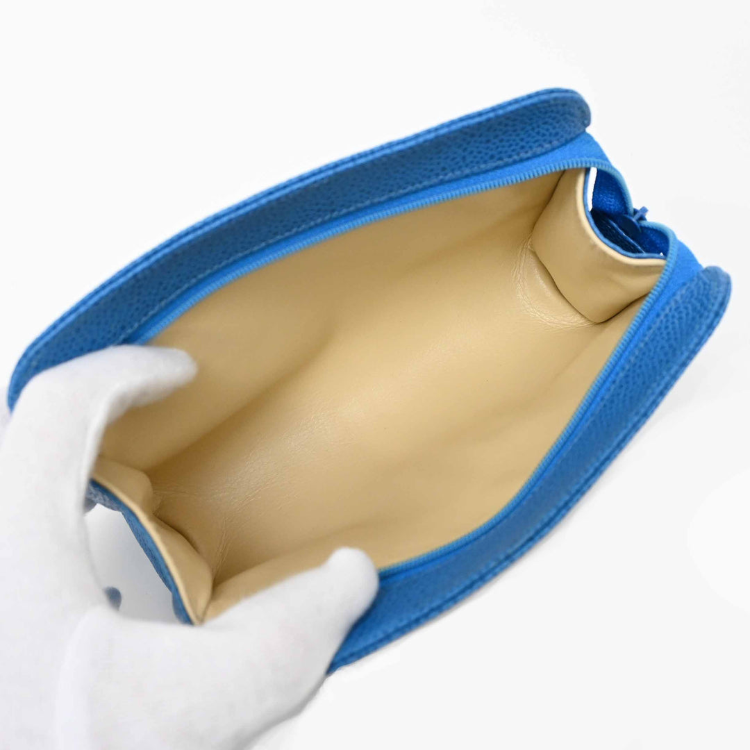 *CHANEL Chanel Cabia Skin Pouch P42511V