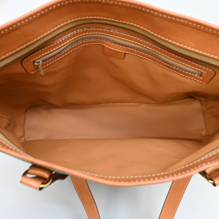 CELINE MacadamPattern leather tote bag P44425V